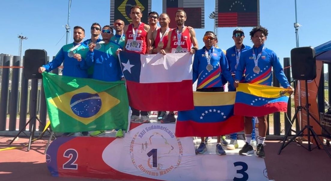 Personal del Ejército obtiene ocho medallas en el Sudamericano de Atletismo Máster