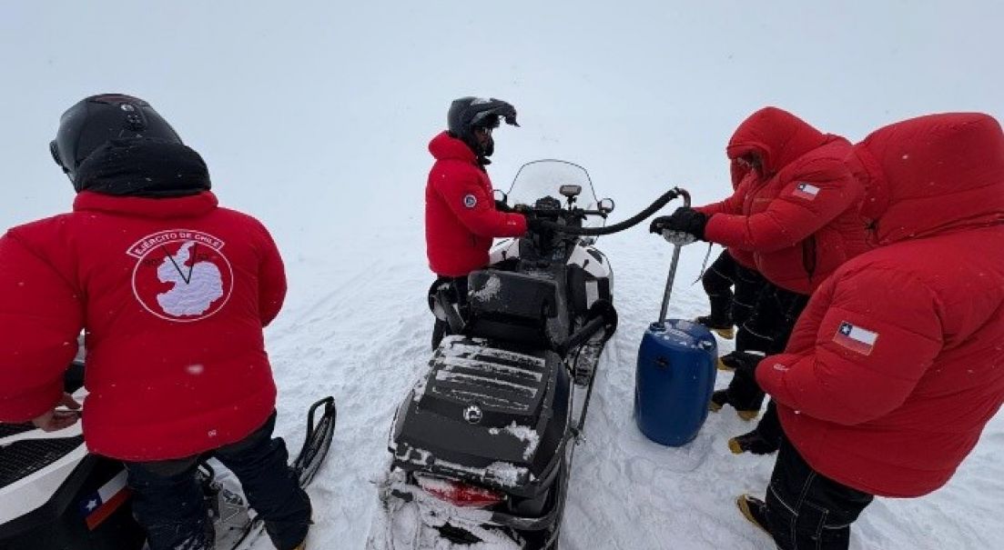 Ejército realiza travesía científica en la Antártica y actualiza mediciones geodésicas