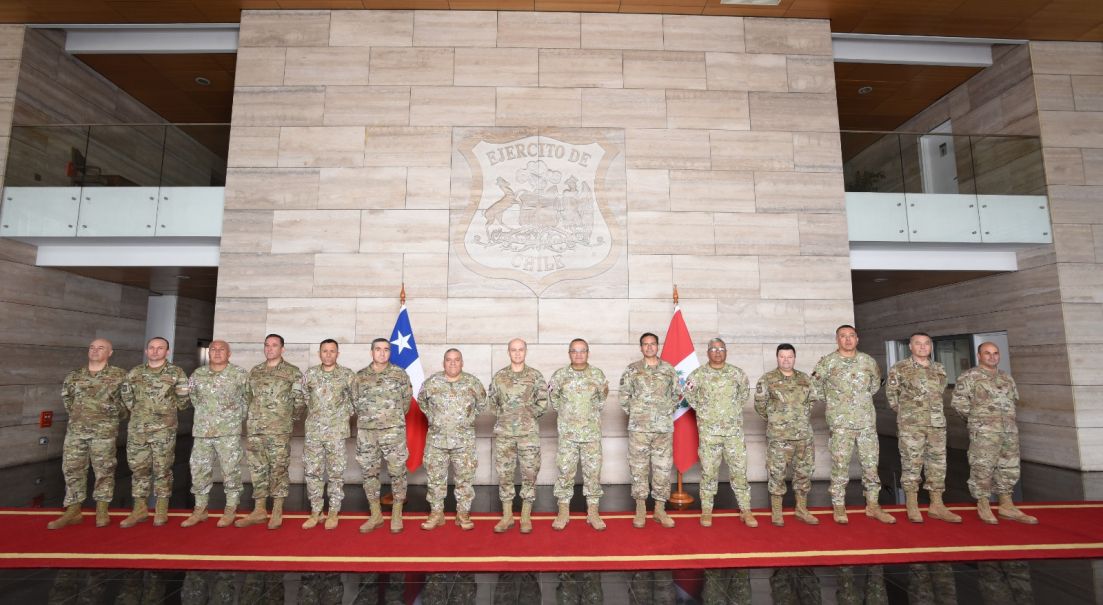 Inauguración de la XXI Reunión Bilateral del Estado Mayor de los Ejércitos de Chile y Perú