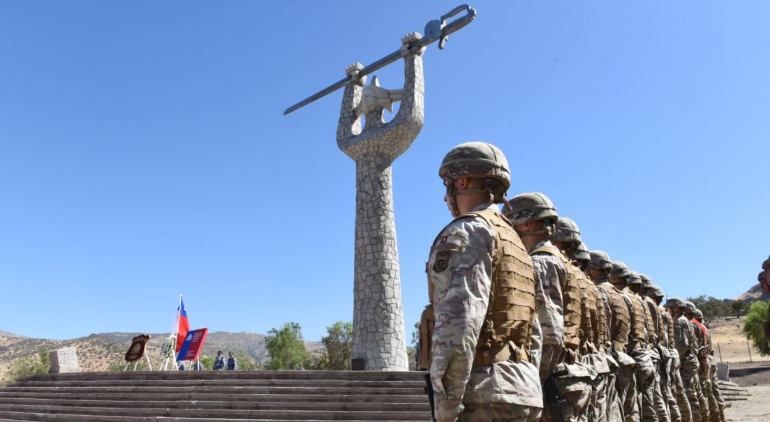 Ejército de Chile y Argentina conmemoraron los 209° de la Batalla de Chacabuco
